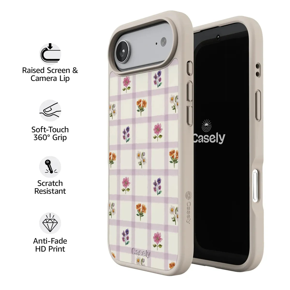 Meadow Check | Floral Gingham Case