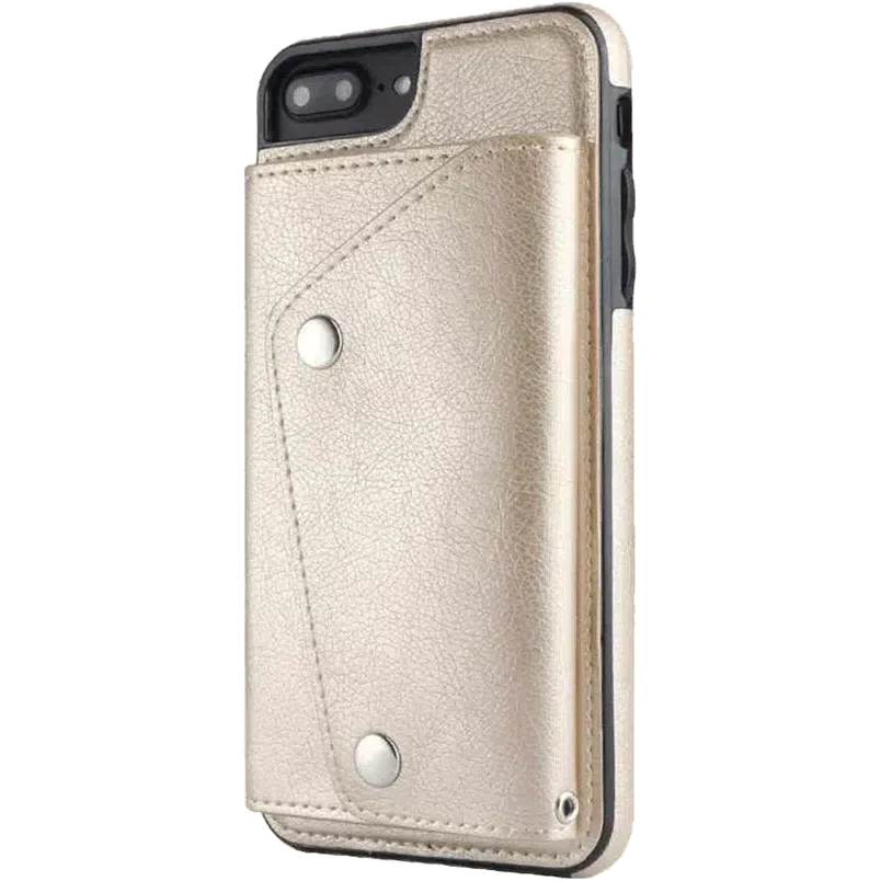 Gold Vegan Leather | Wallet Case