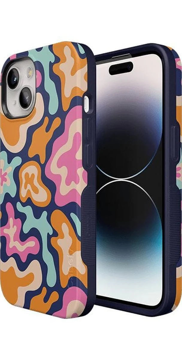 Midnight Color Splash | Abstract Retro Case