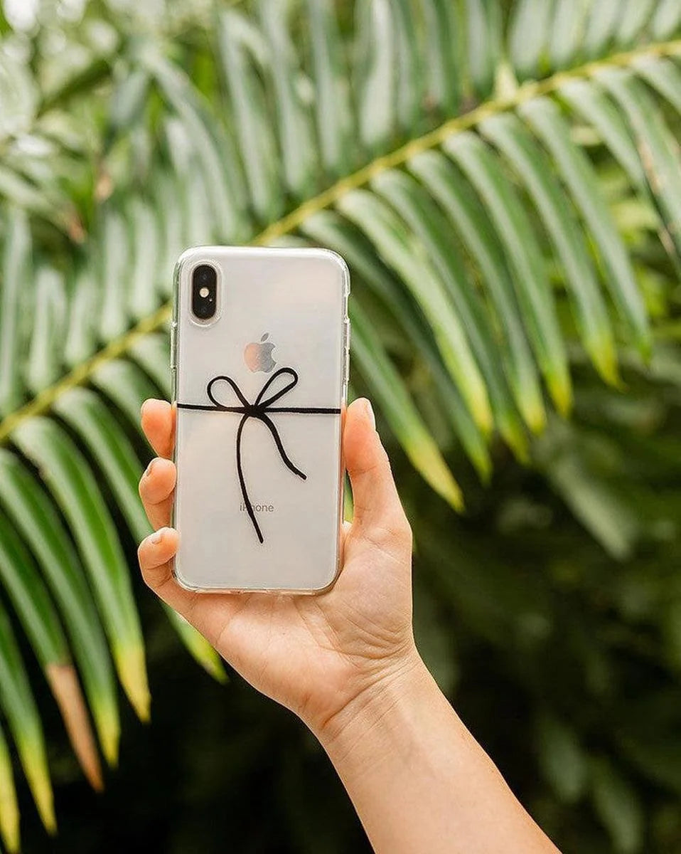 Knot Over U | Clear Ribbon Case