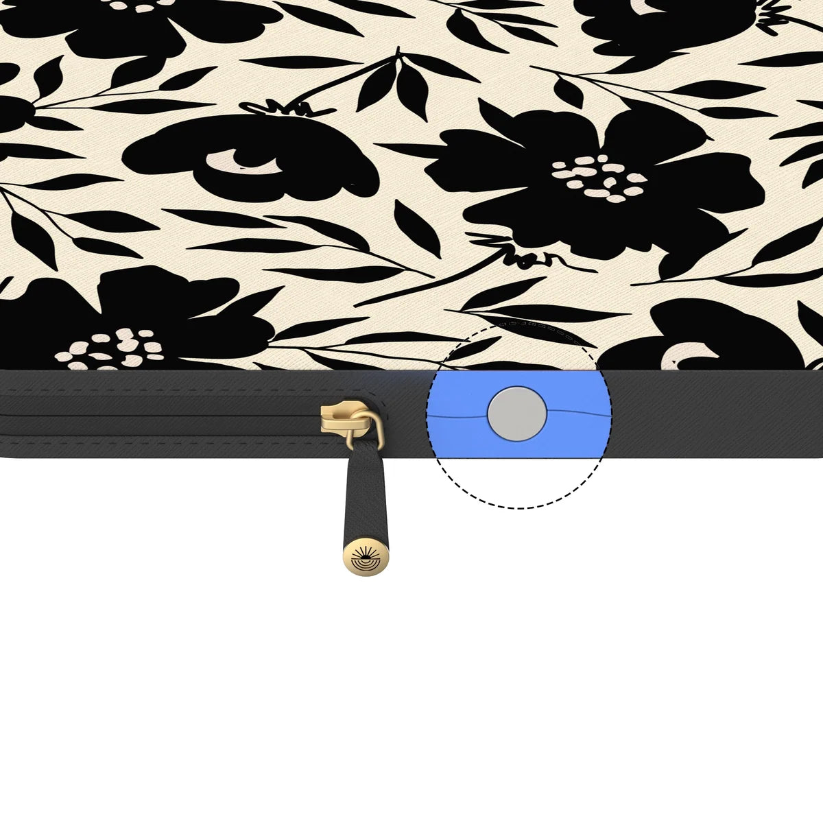 Dark Fantasy | Contrast Floral Laptop Case
