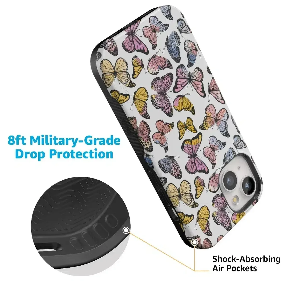 Free Spirit | Rainbow Butterfly Case