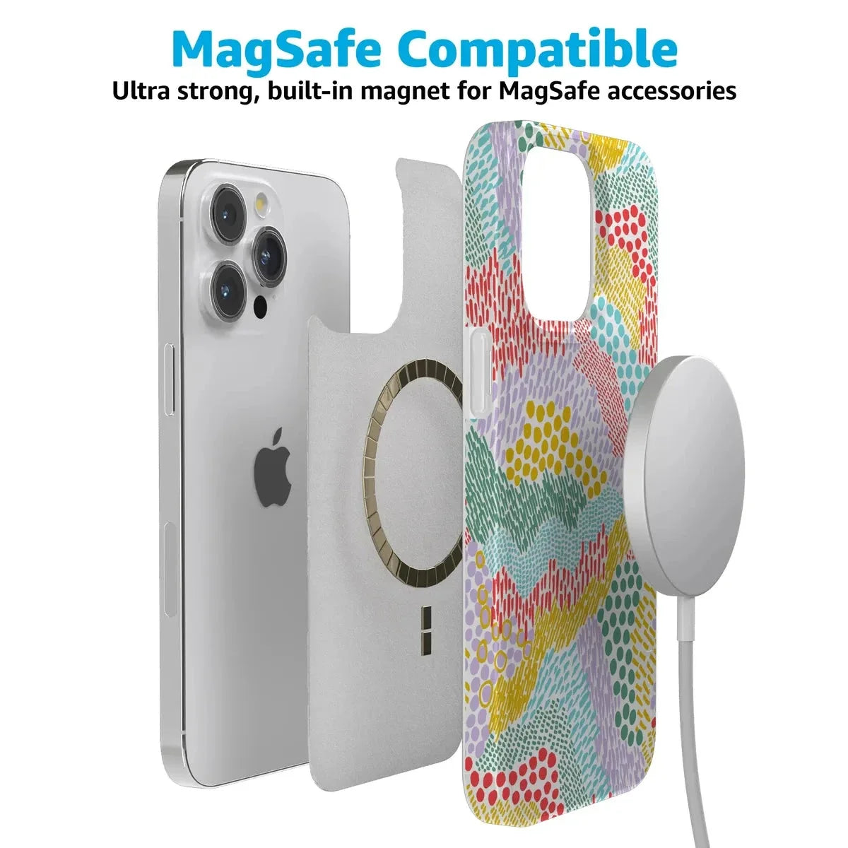 Color Me Happy | Pattern Colorblock Case