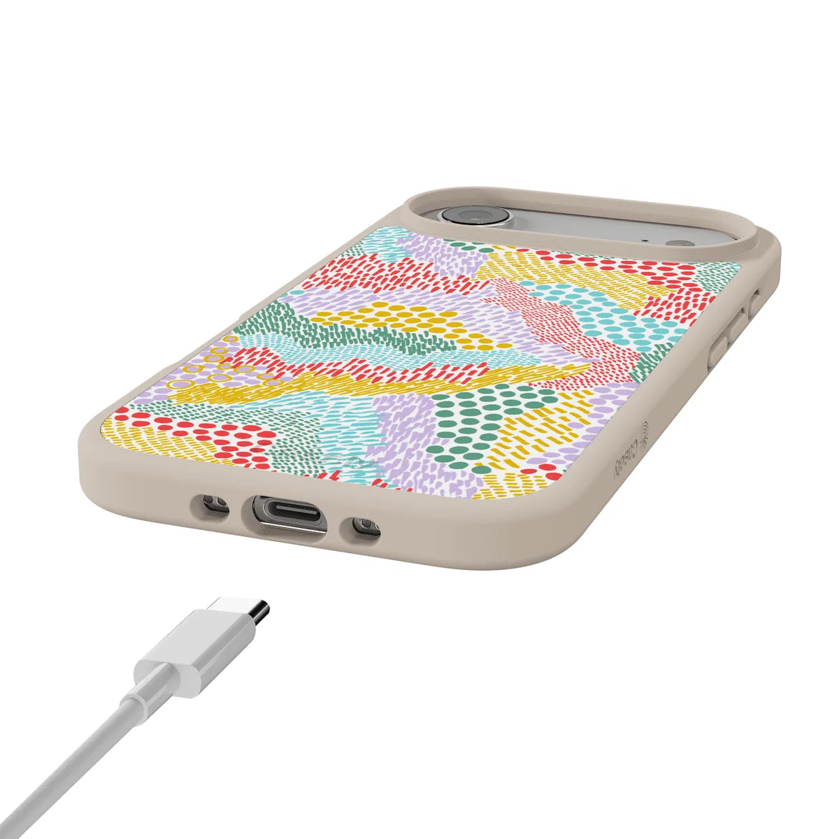 Color Me Happy | Pattern Colorblock Case
