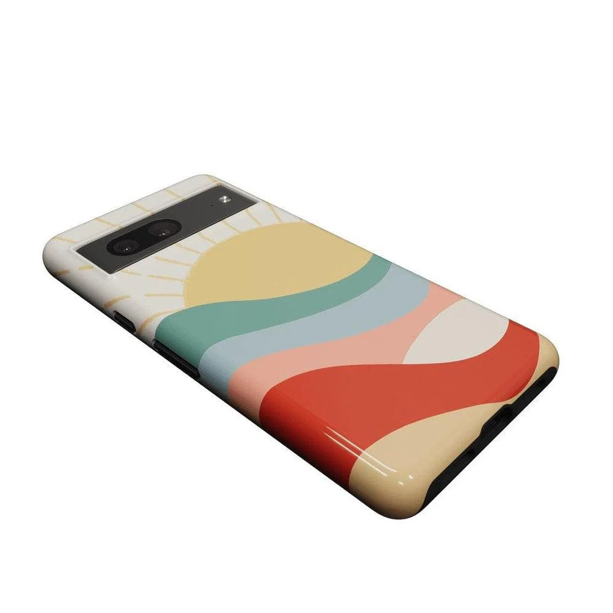 Here Comes the Sun | Colorblock Sunset Google Pixel Case