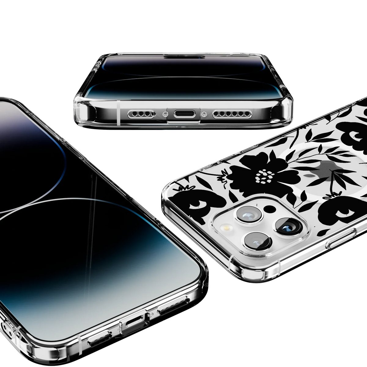 Dark Fantasy | Contrast Floral Case
