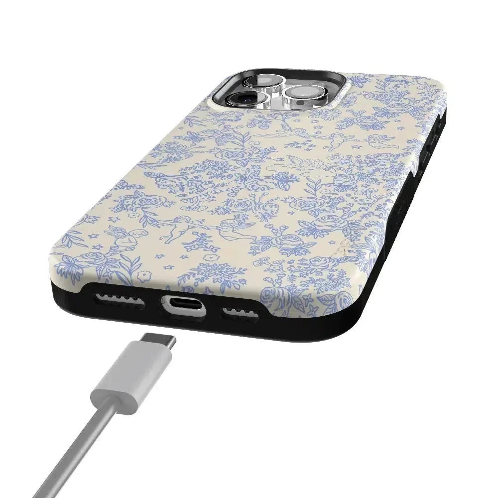 Cupid's Canvas | Periwinkle Floral Case