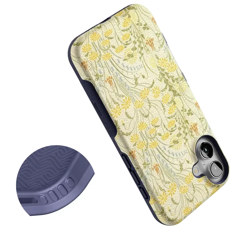 Boho Blooms | Golden Floral Case