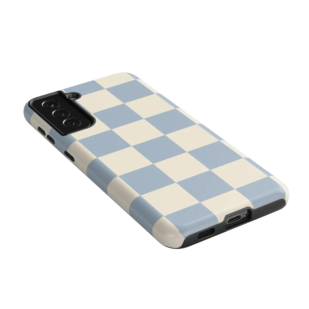Fit Check | Light Blue Checkerboard Case