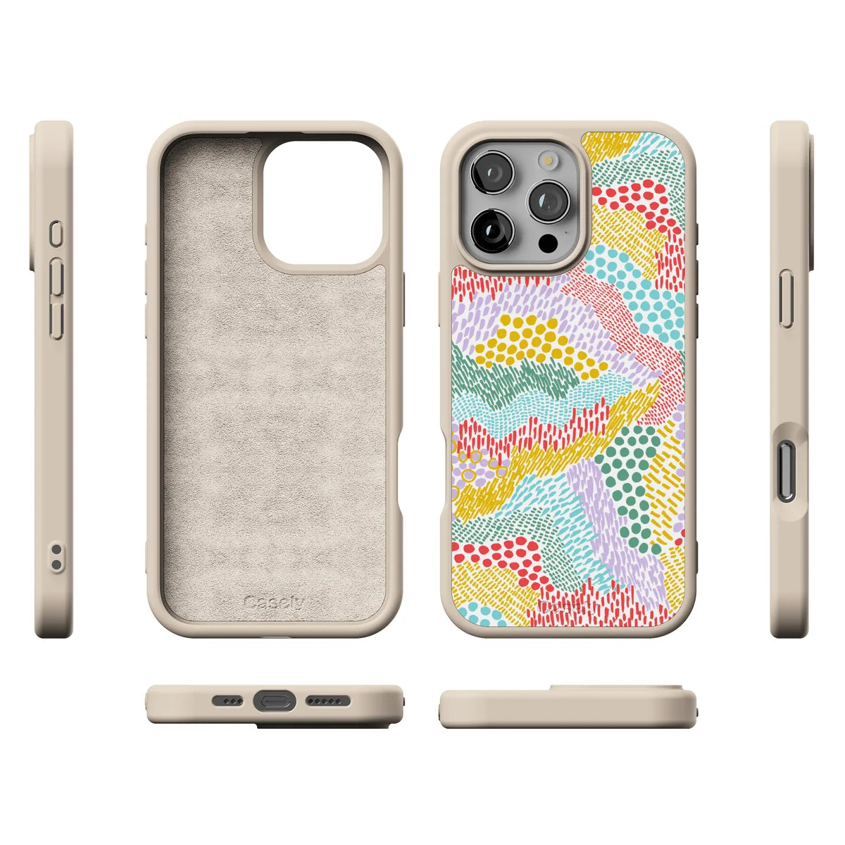 Color Me Happy | Pattern Colorblock Case