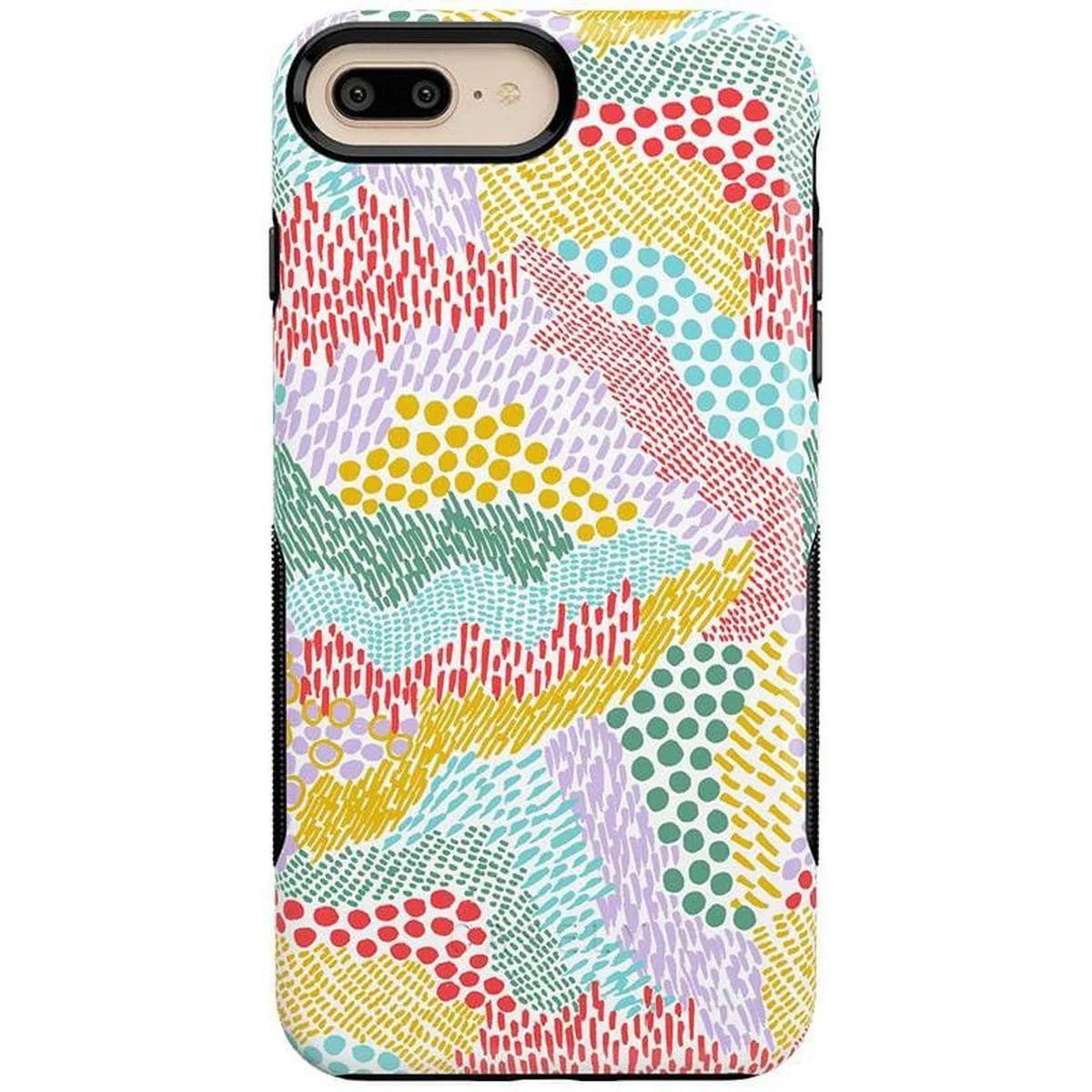 Color Me Happy | Pattern Colorblock Case