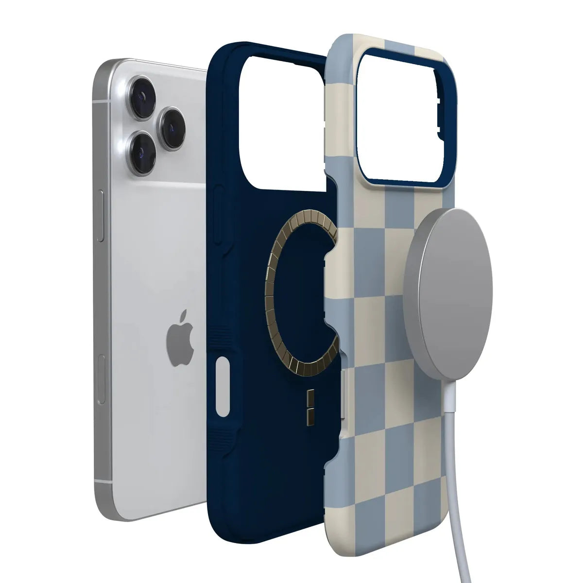 Fit Check | Light Blue Checkerboard Case