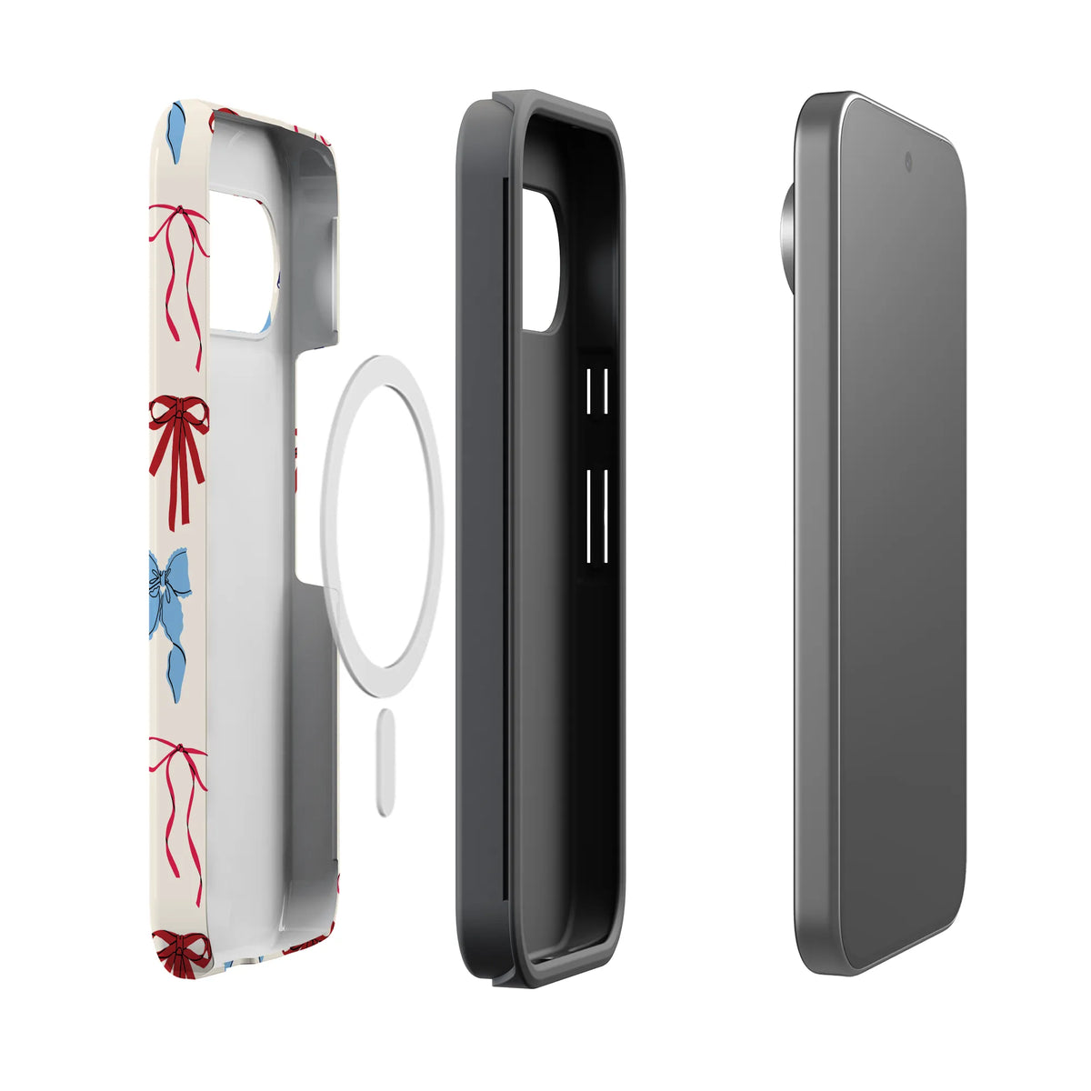 American Girlie | Red White & Blue Bows Case
