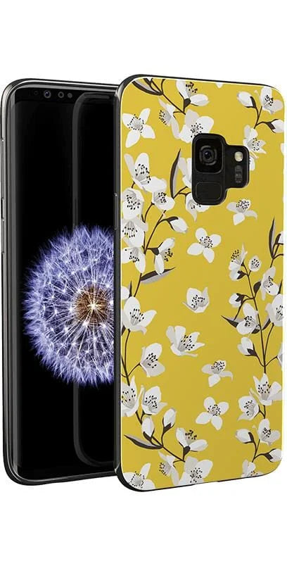Floral Forest | Yellow Cherry Blossom Floral Samsung Case
