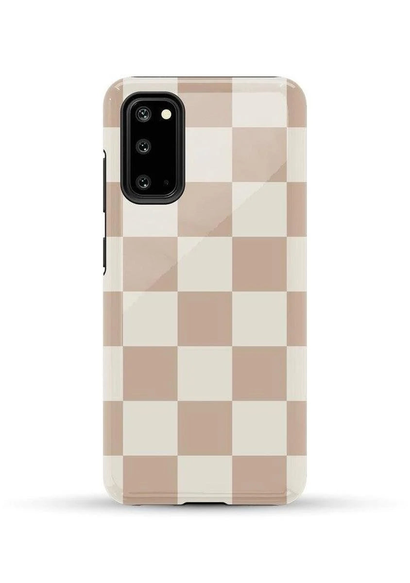 Fit Check | Neutral Checkerboard Samsung Case
