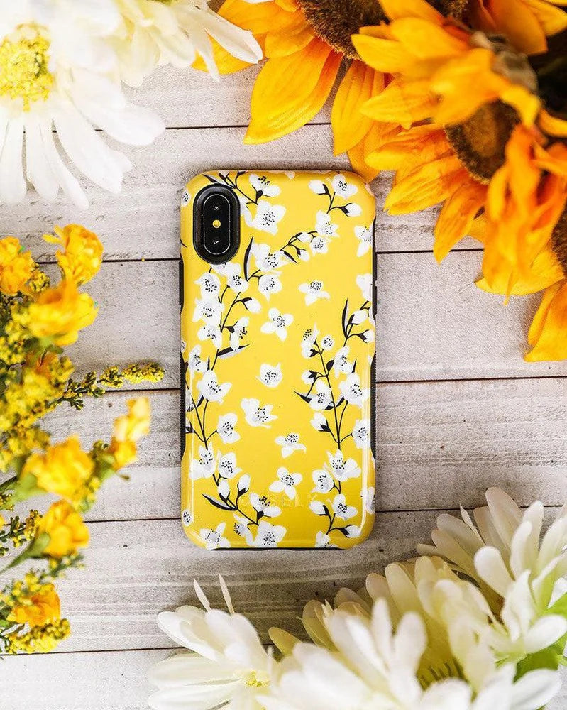 Floral Forest | Yellow Cherry Blossom Floral Samsung Case