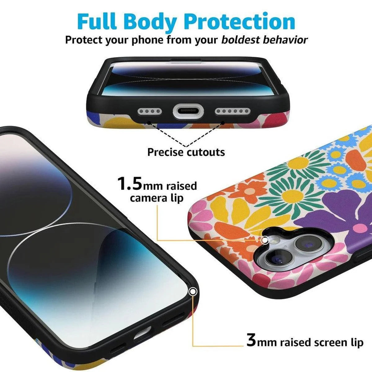 Flower Patch | Multi-Color Floral Case