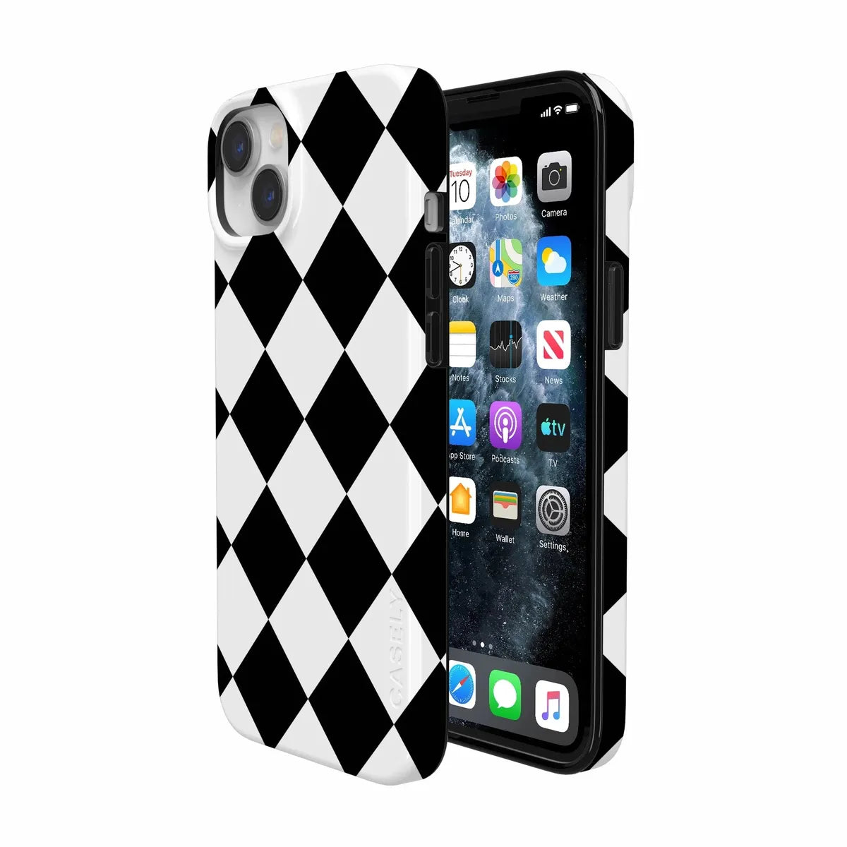 Black Checkerboard | High Contrast Design Case