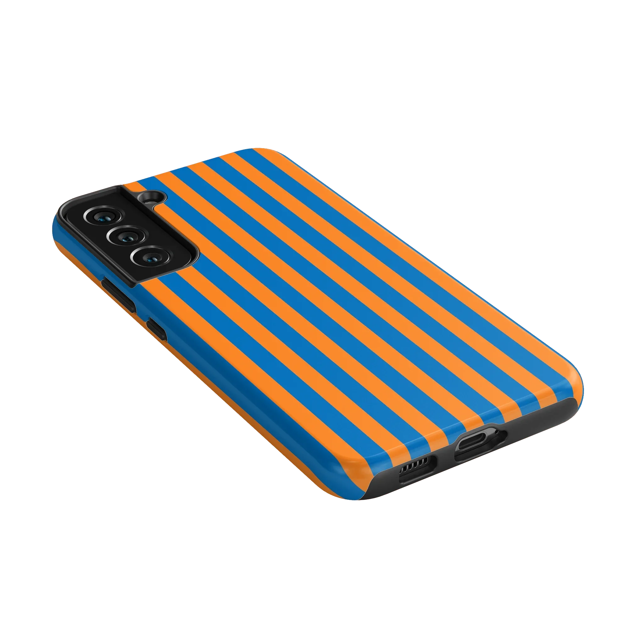 Go New York | Blue & Orange Stripes Case