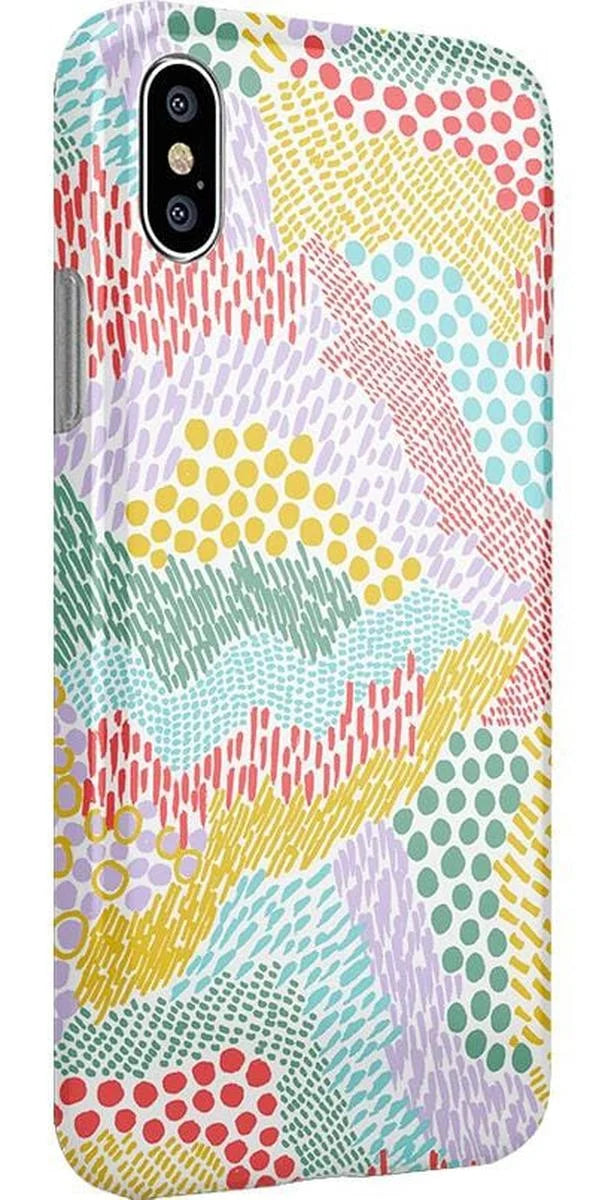 Color Me Happy | Pattern Colorblock Case