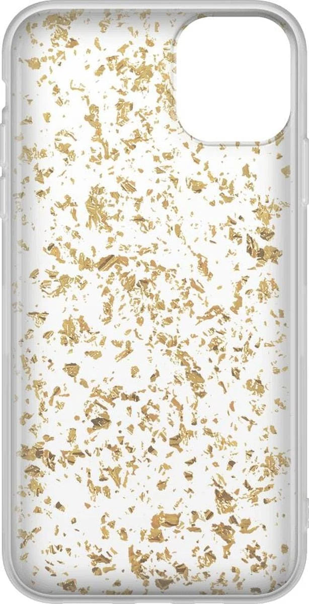 Morning Sparkle | Rose and Gold Flaked Clear Case