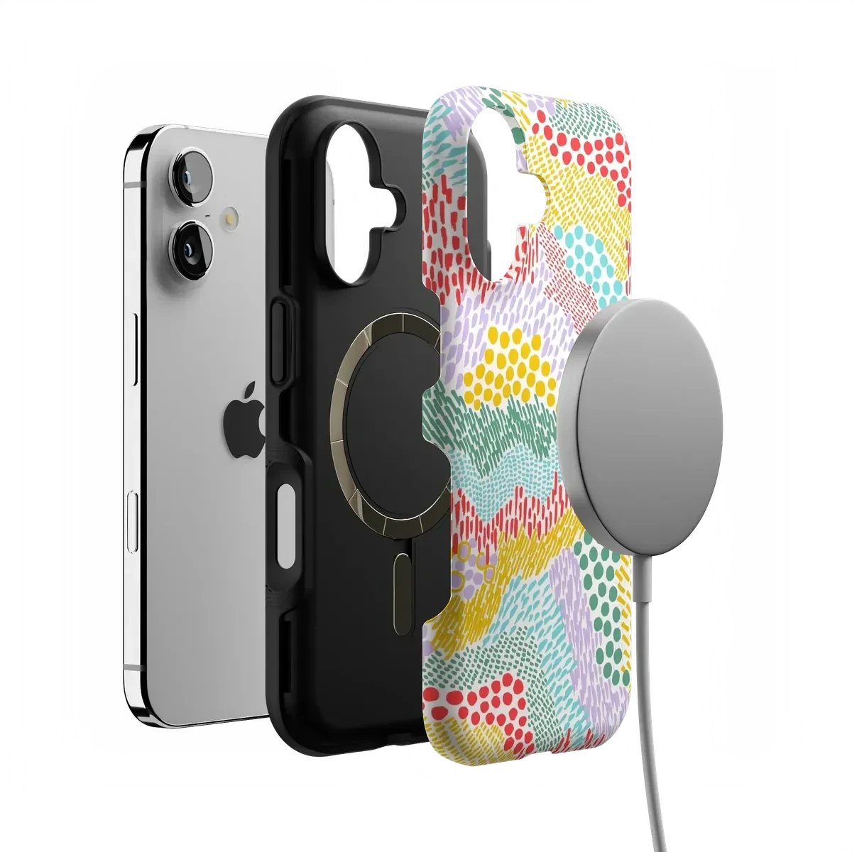 Color Me Happy | Pattern Colorblock Case