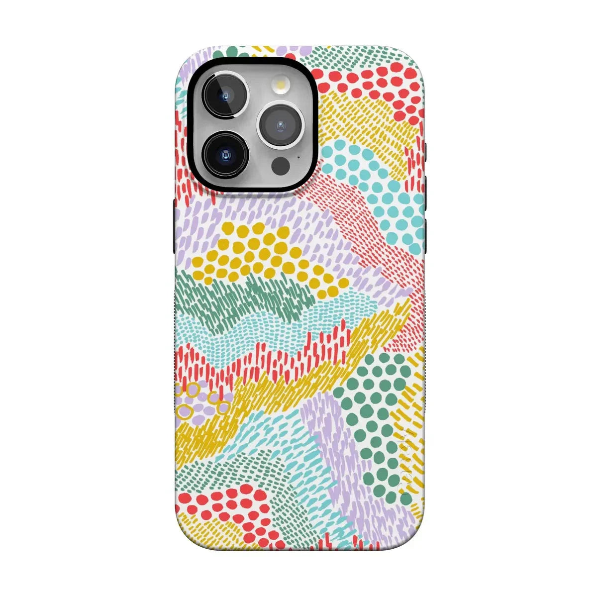 Color Me Happy | Pattern Colorblock Case