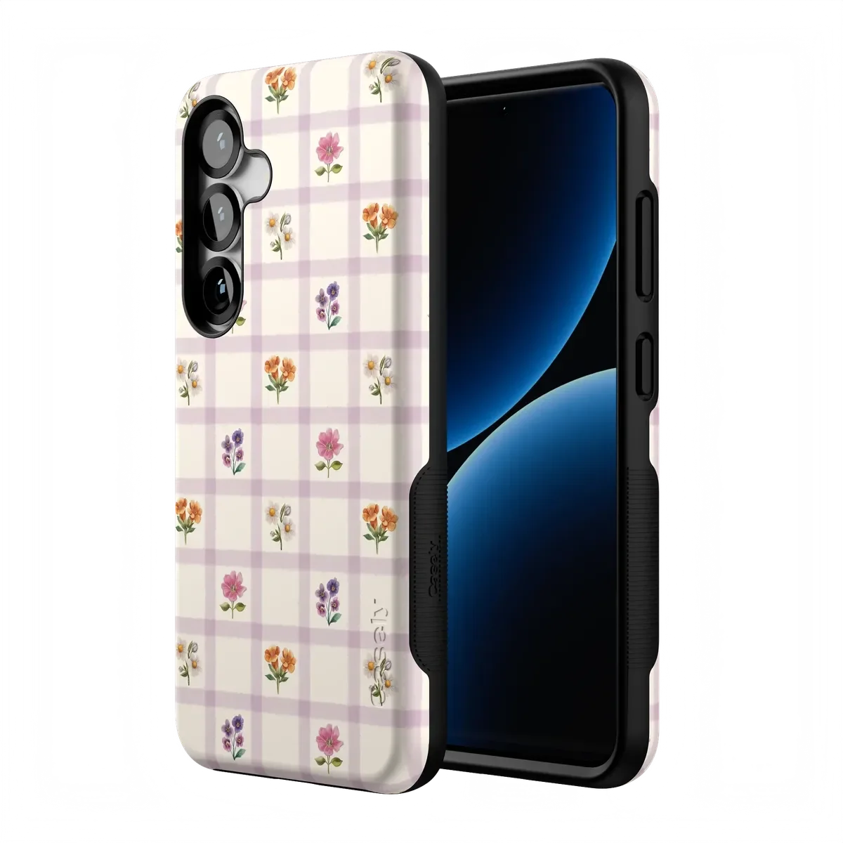 Meadow Check | Floral Gingham Case