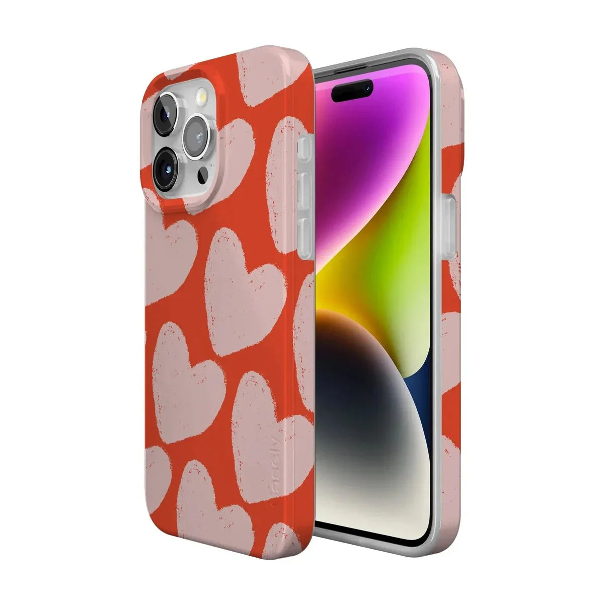 Love You More | Heart Doodle Case