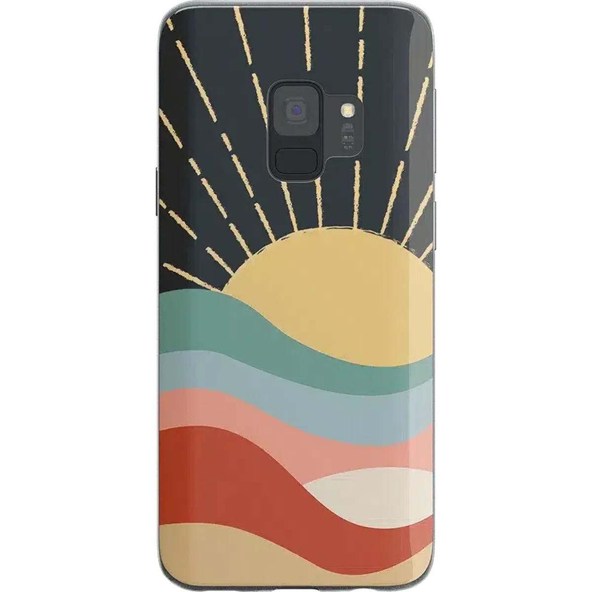 Here Comes the Sun | Colorblock Sunset Samsung Case
