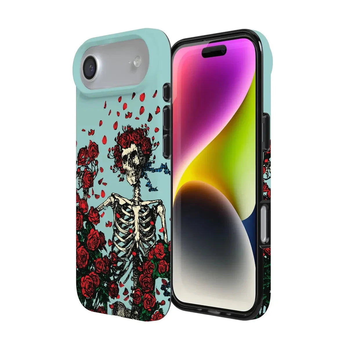 Forever Grateful | Grateful Dead Skeleton Floral Case