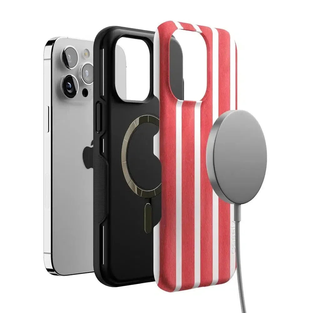 East Coast Summer | Red Stripes Case