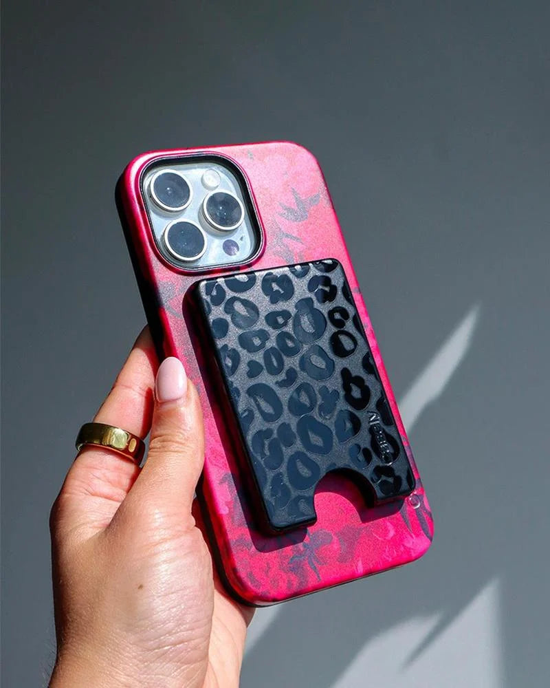 Into the Wild | Black Leopard MagWallet