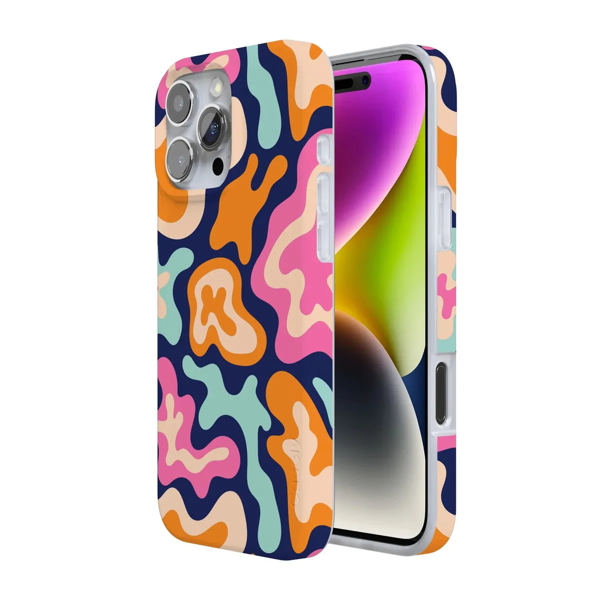 Midnight Color Splash | Abstract Retro Case