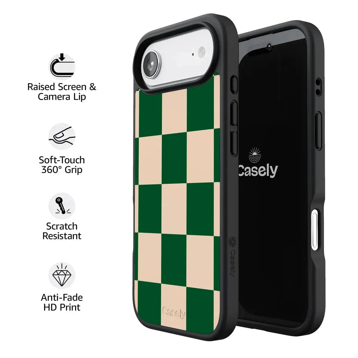 Fit Check | Green Checkerboard Case