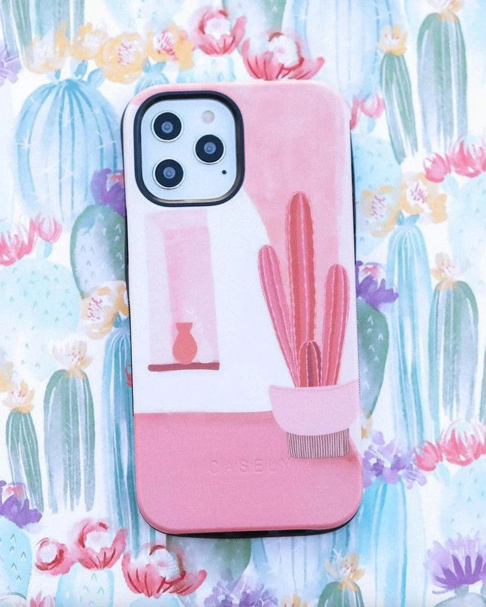 Desert Daze | Peachy Cactus Case