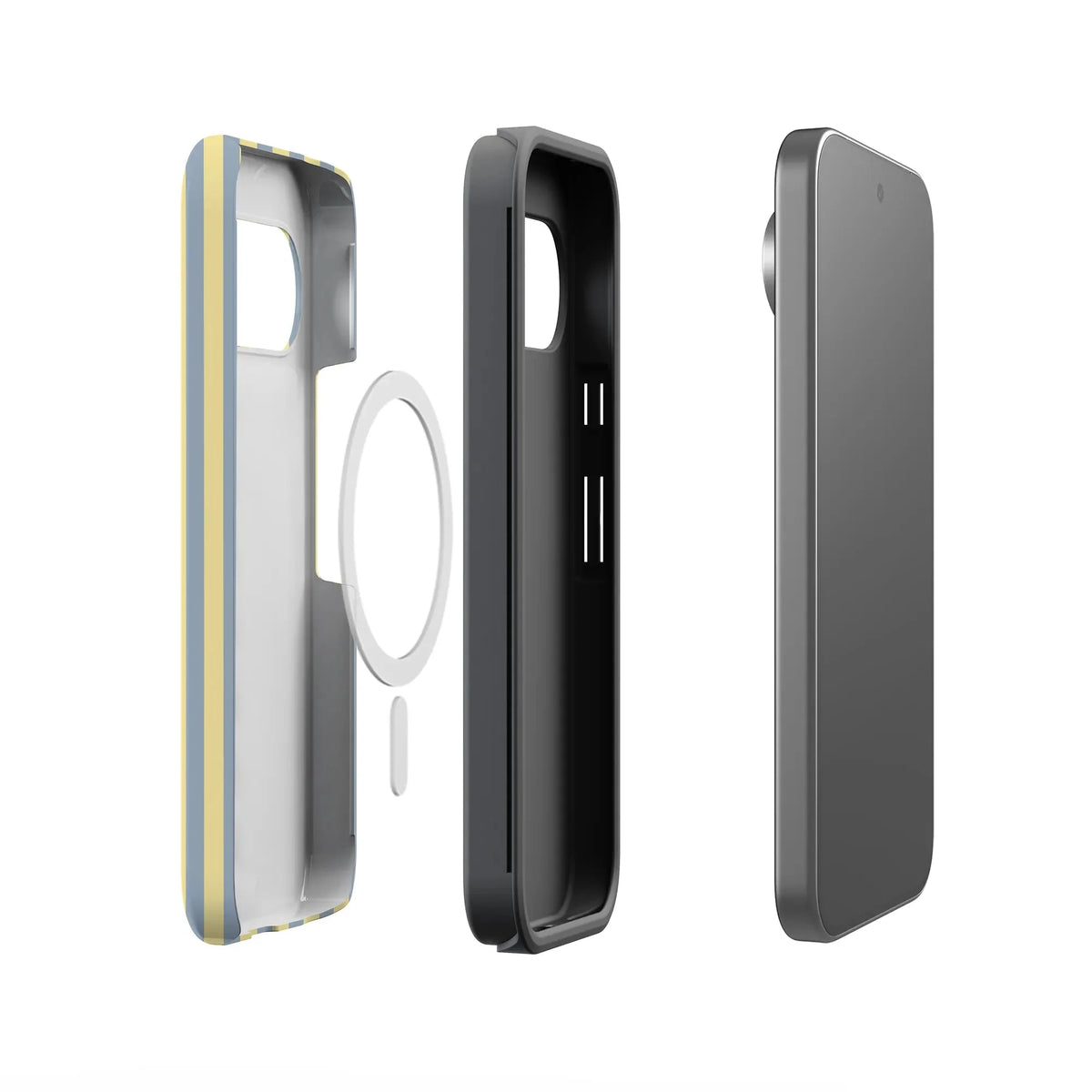 Coastline Stripes | Blue & Yellow Case