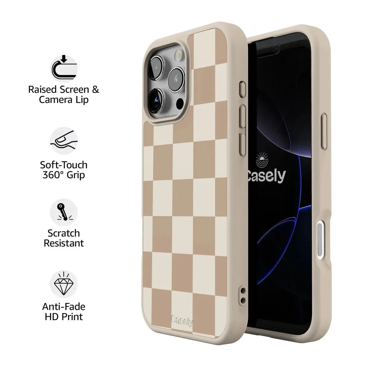 Fit Check | Neutral Checkerboard Case