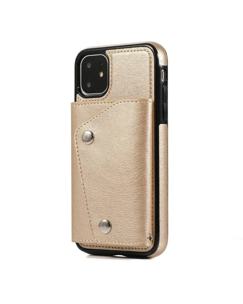 Gold Vegan Leather | Wallet Case