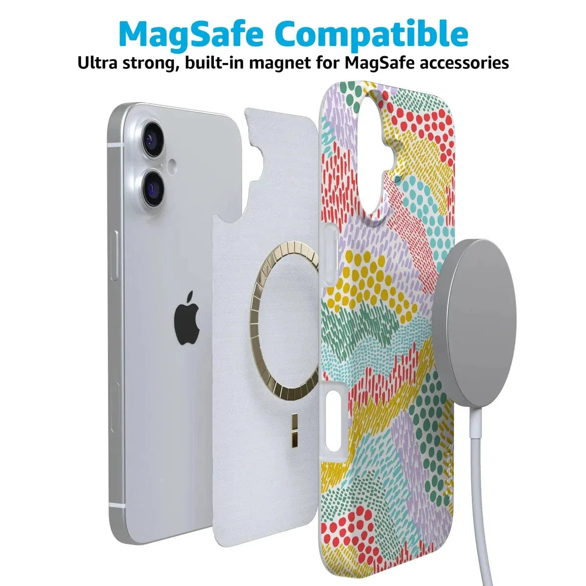 Color Me Happy | Pattern Colorblock Case