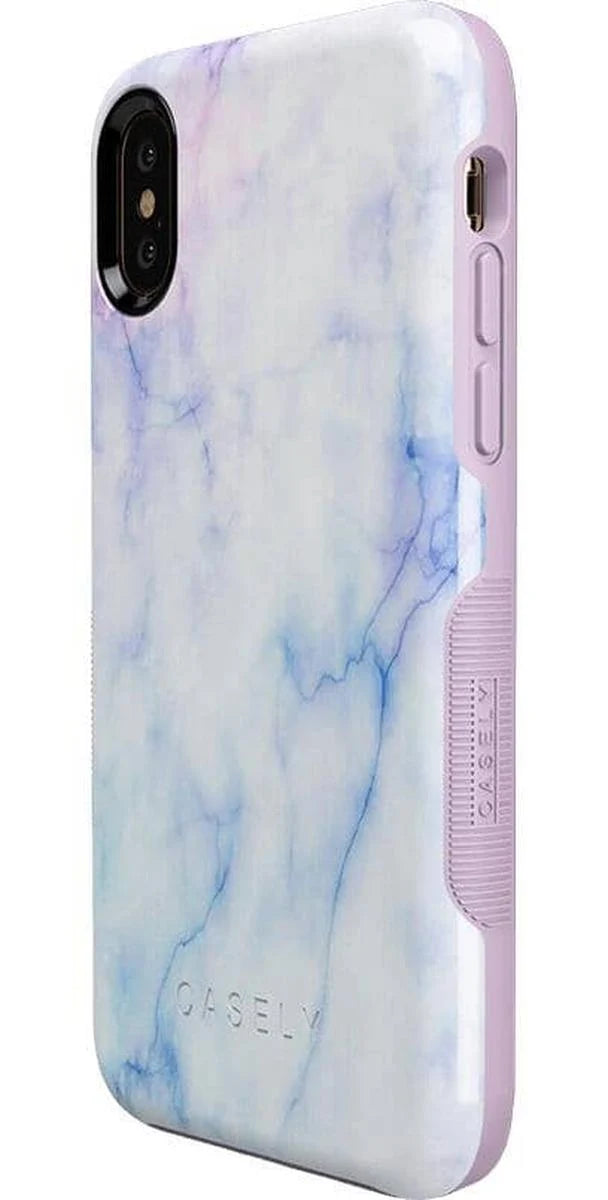 Cotton Candy | Blue & Purple Marble Case