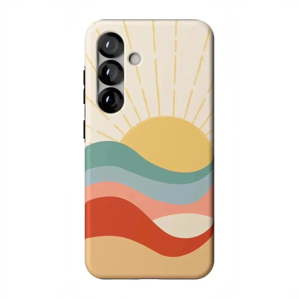 Here Comes the Sun | Colorblock Sunset Samsung Case