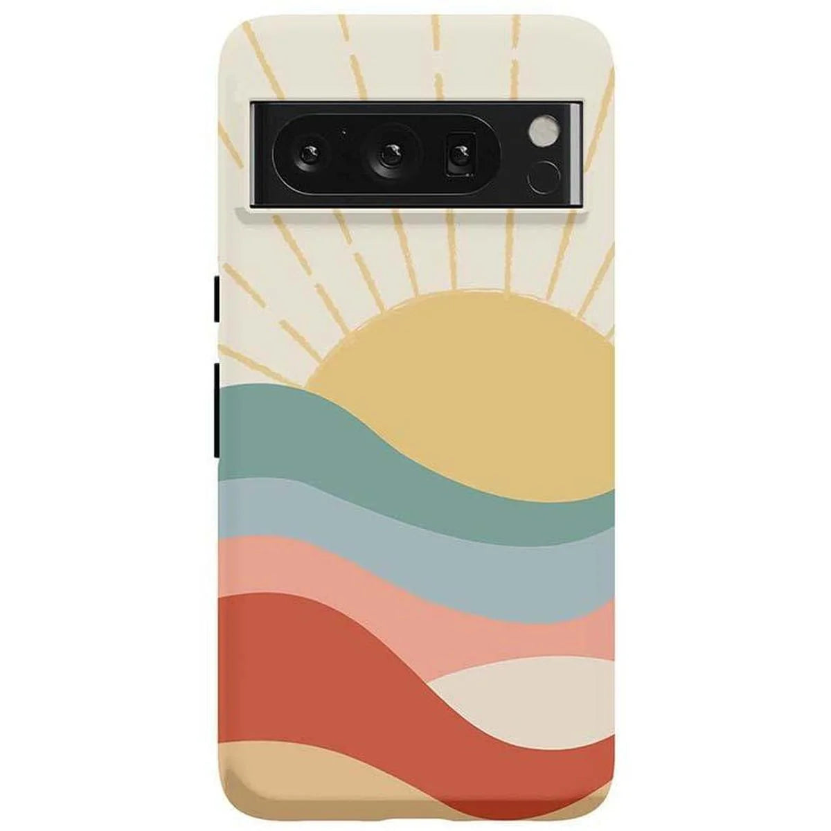 Here Comes the Sun | Colorblock Sunset Google Pixel Case