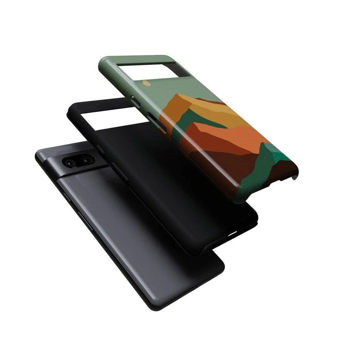 Endless Peaks | Colorblock Mountain Google Pixel Case