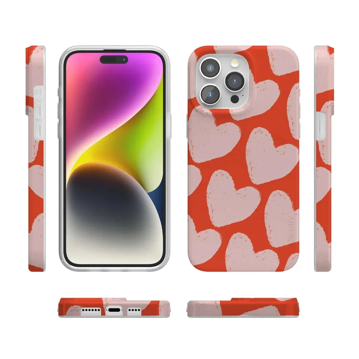 Love You More | Heart Doodle Case
