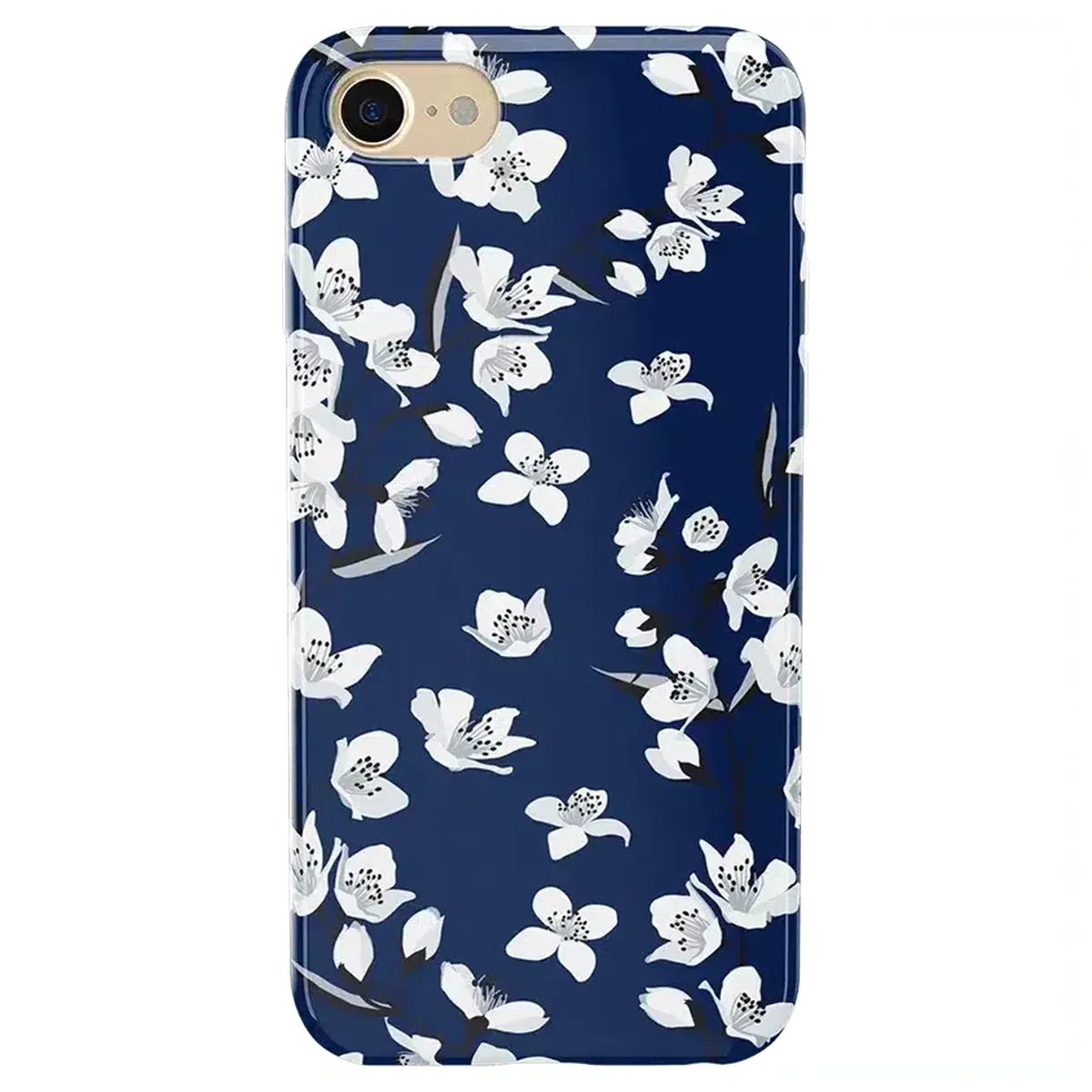 Floral Forest | Navy Cherry Blossom Floral Case