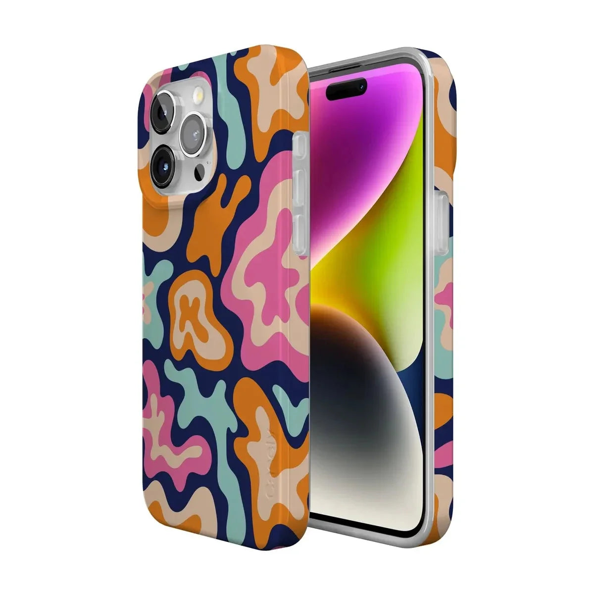 Midnight Color Splash | Abstract Retro Case