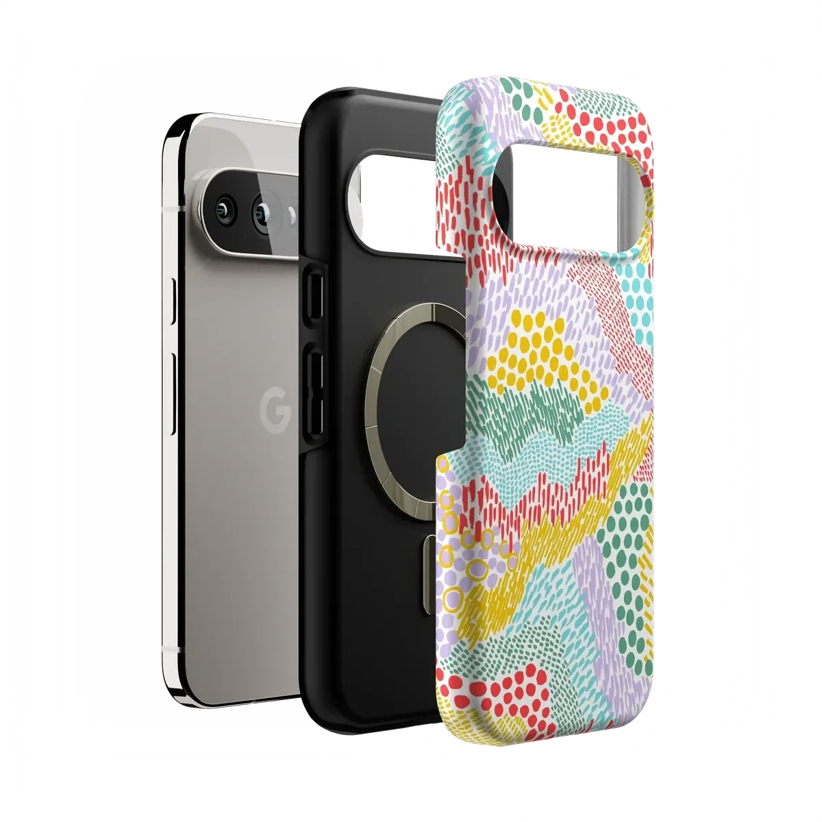 Color Me Happy | Pattern Colorblock Case
