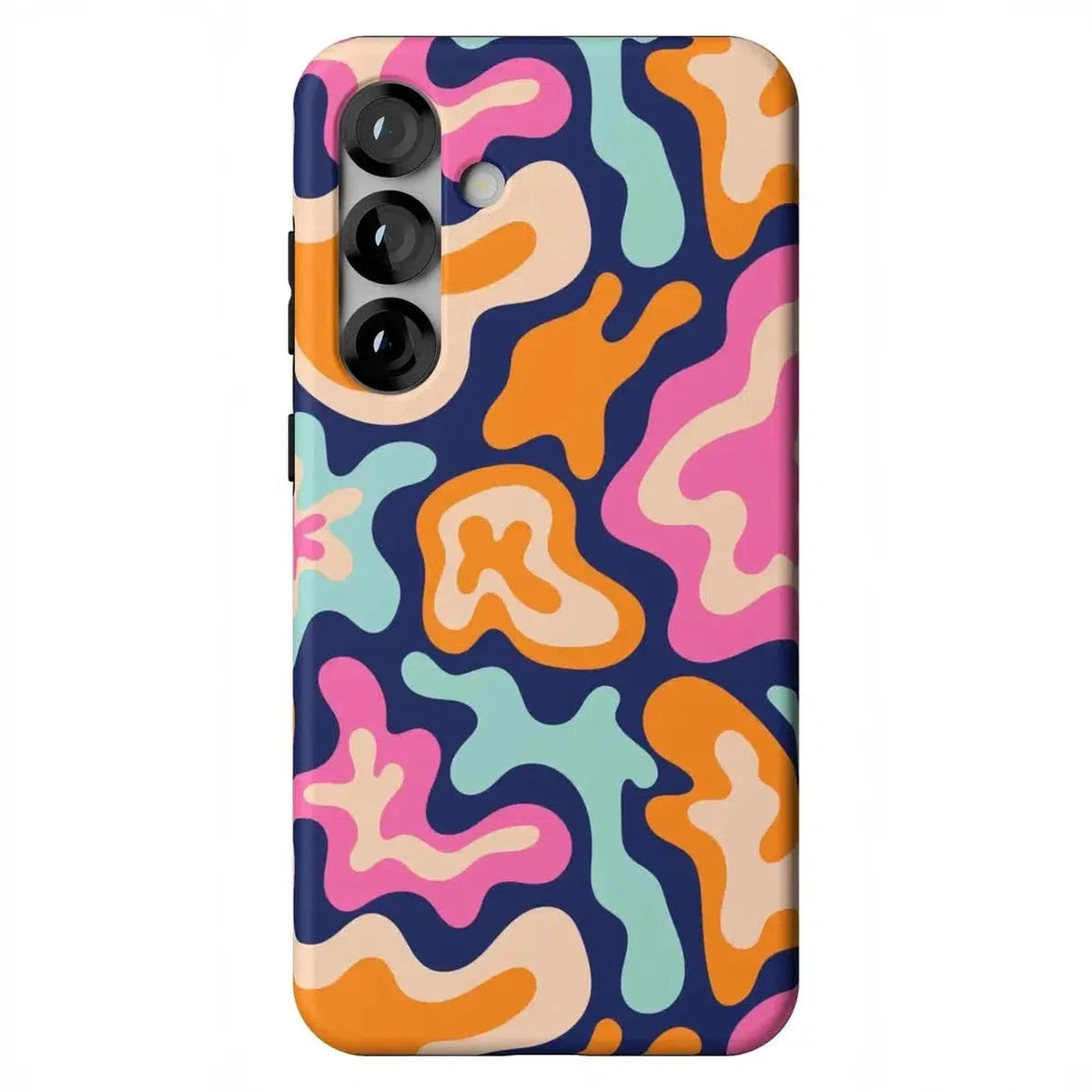 Midnight Color Splash | Abstract Retro Samsung Case