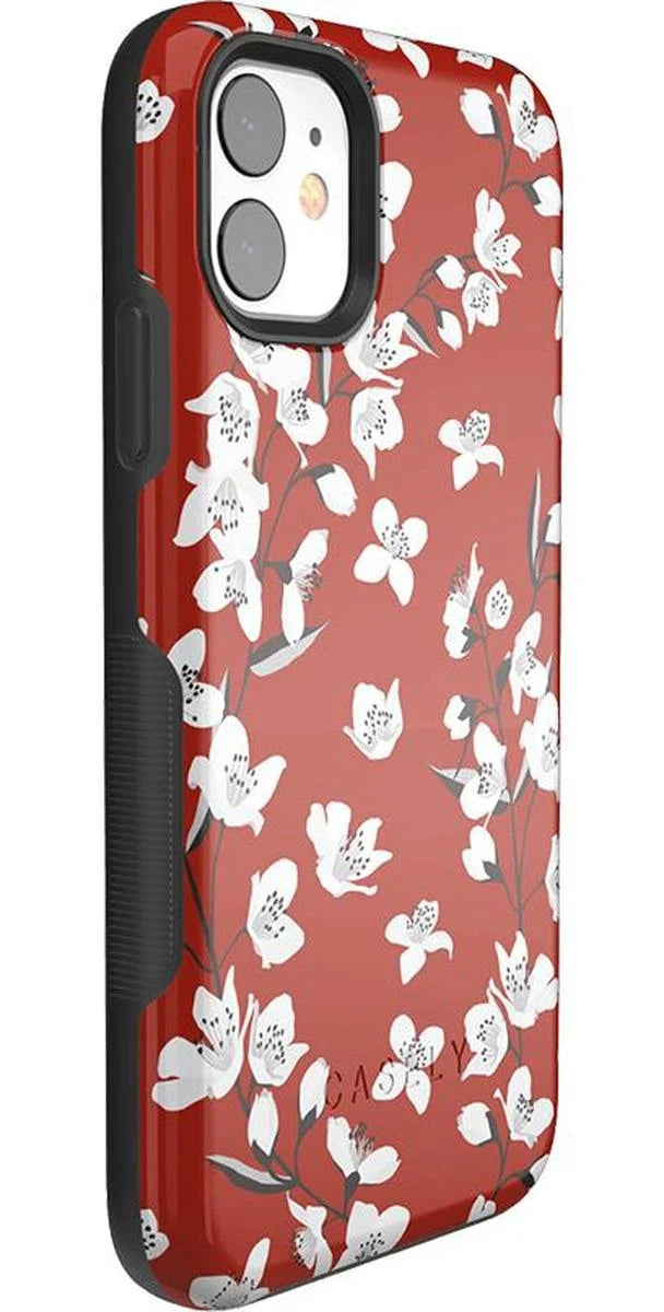 Floral Forest | Red Cherry Blossom Floral Case